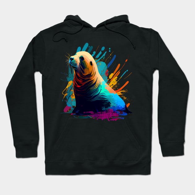 Sea Lion Hoodie by JH Mart